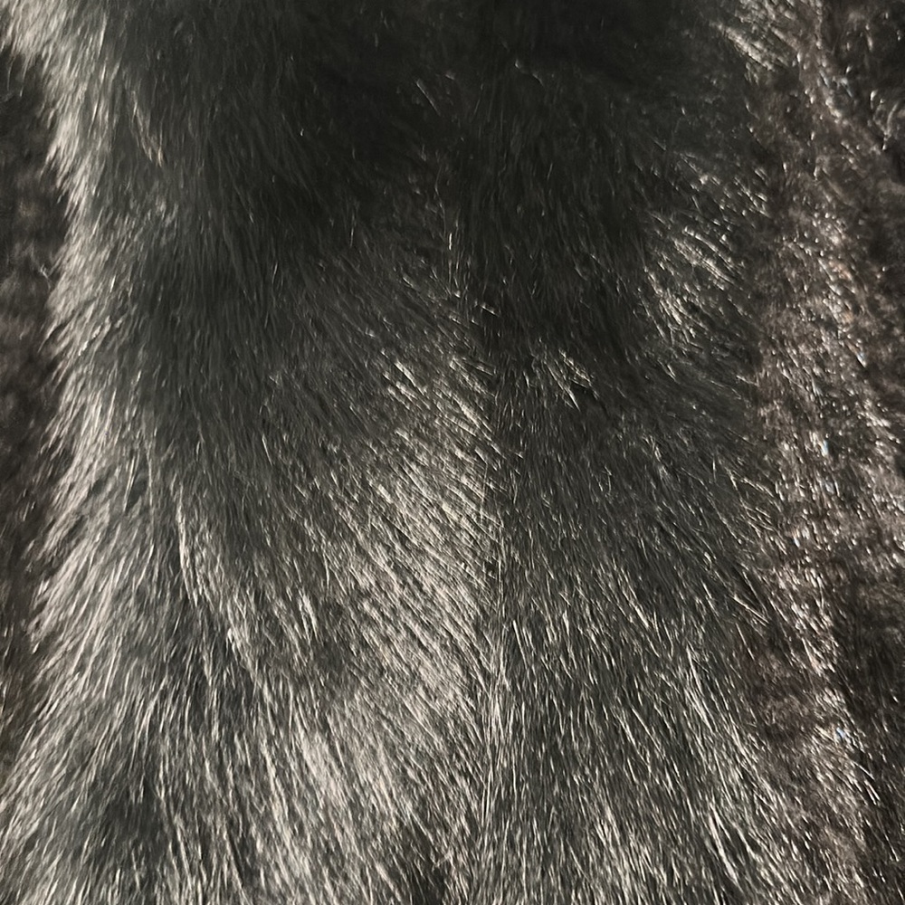 Rabbit Hair with Mink Trim Shrug - Picture 3 of 7